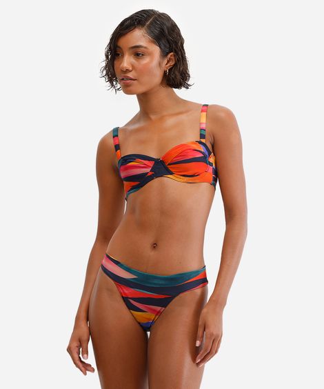 biquíni calcinha tanga feminino estampado