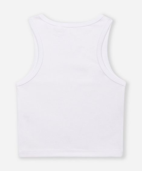 cropped de algodão infantil off white
