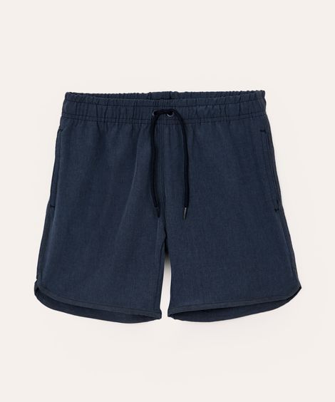 bermuda boardshort infantil lisa azul