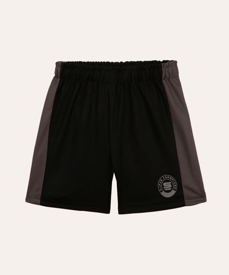bermuda esportiva infantil preta
