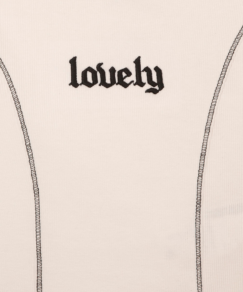 blusa cropped juvenil manga longa lovely off white
