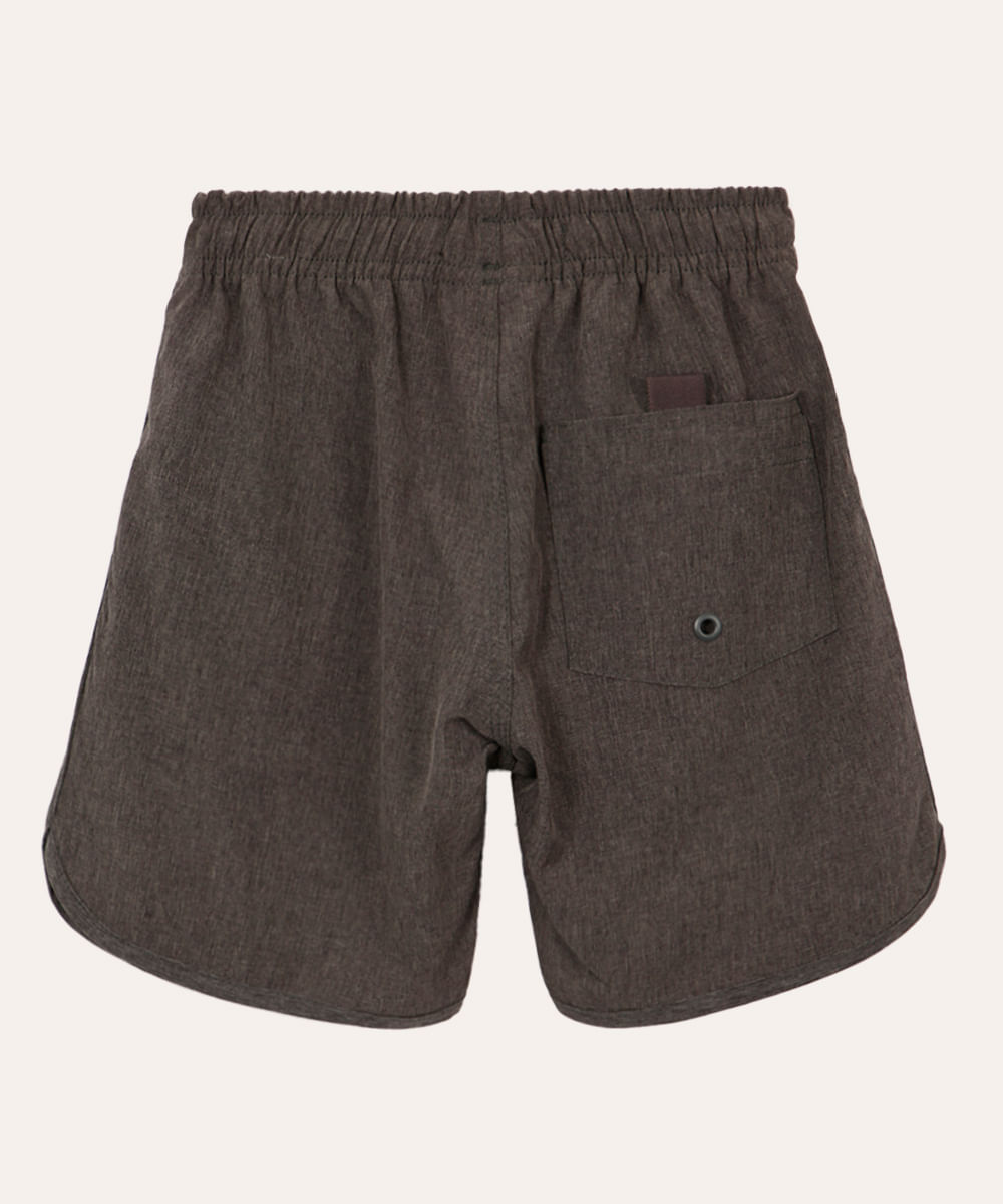 bermuda boardshort infantil lisa cinza