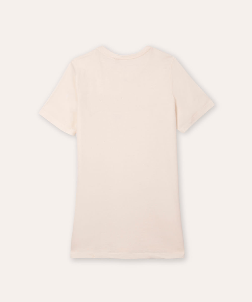 camiseta juvenil de algodão goku bege
