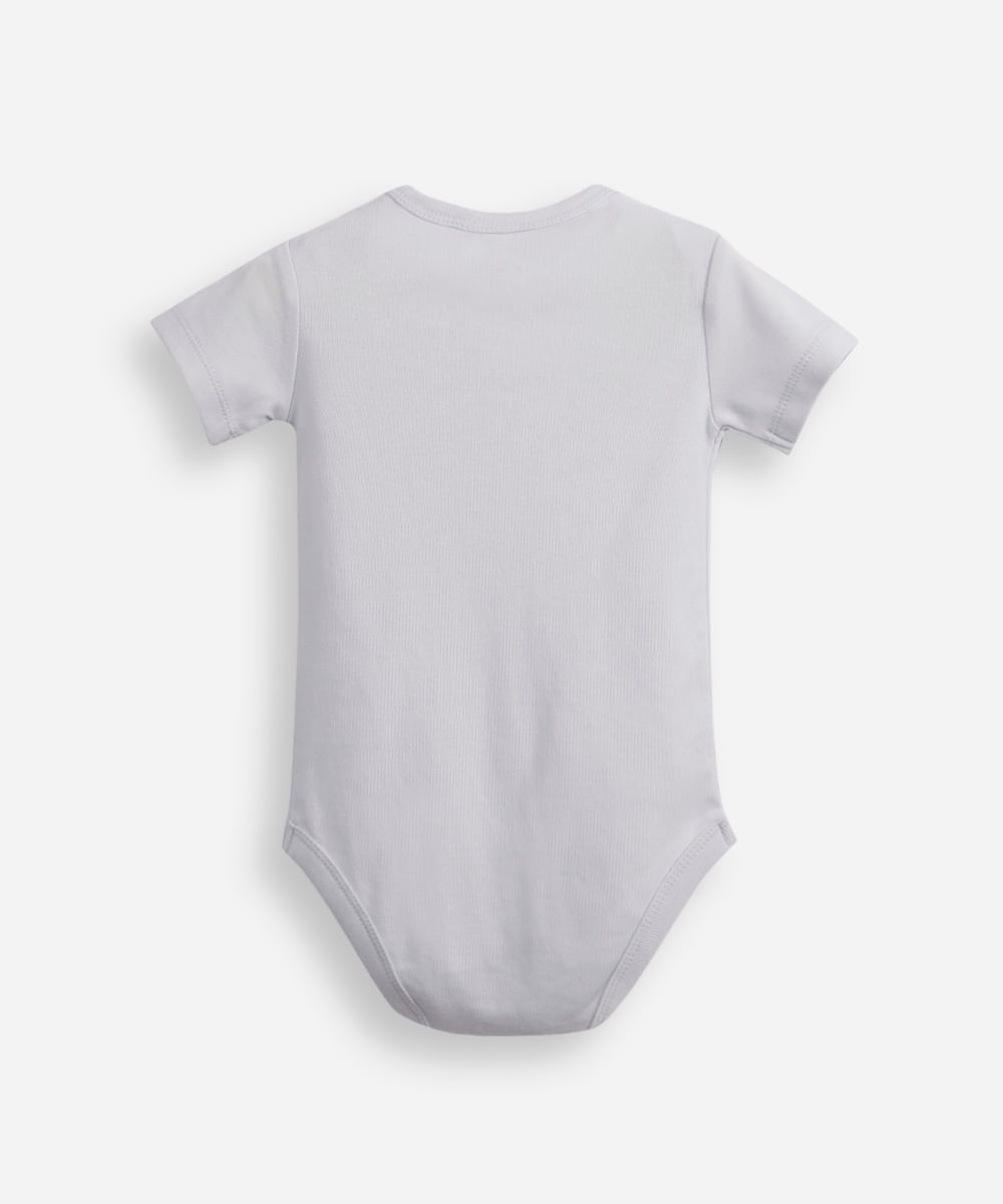 body infantil de algodão só não aperta tá azul