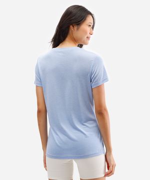 blusa esportiva ace manga curta azul