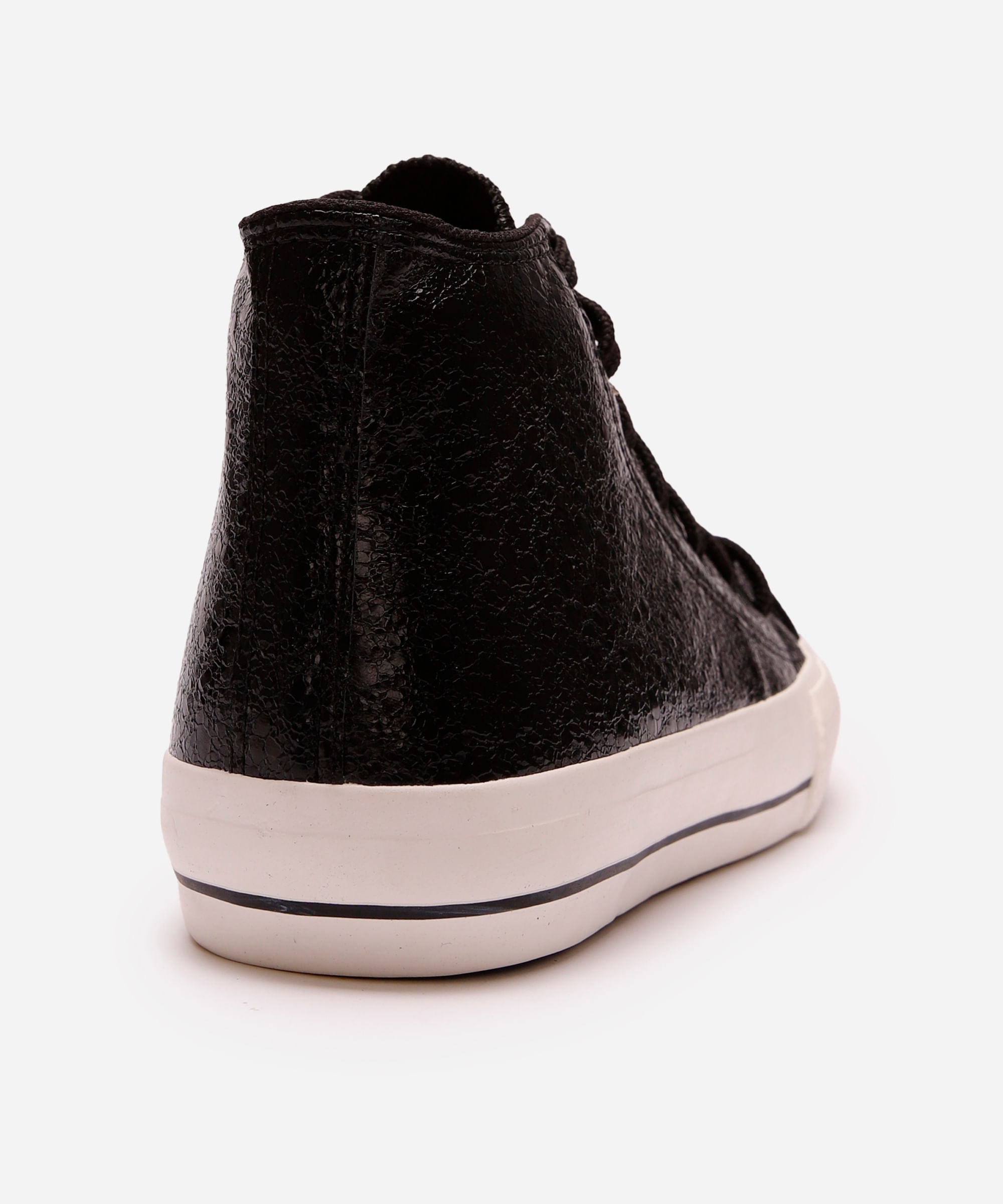 tênis casual texturizado preto