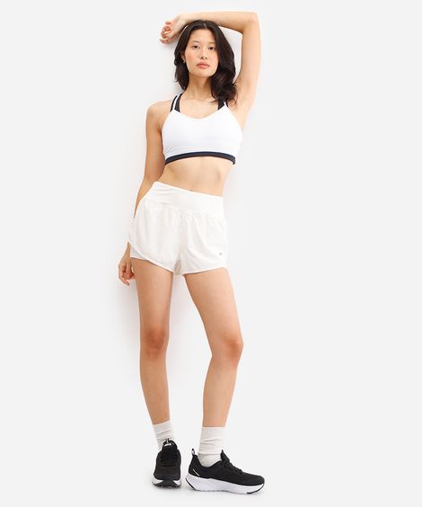 short running com forro e bolso esportivo ace off white