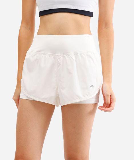 short running com forro e bolso esportivo ace off white