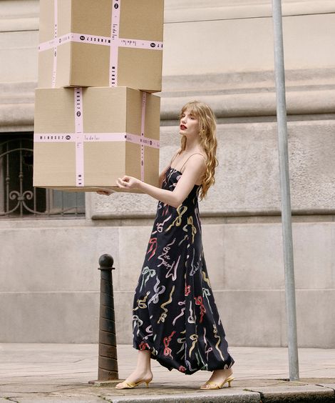 vestido balonê feminino laços mindset lo de lui preto