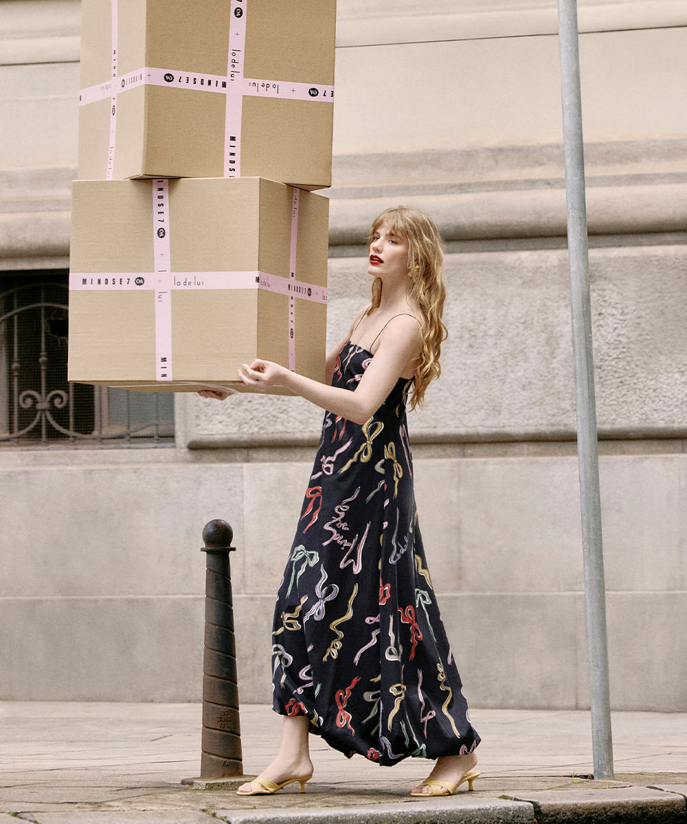 vestido balonê feminino laços mindset lo de lui preto