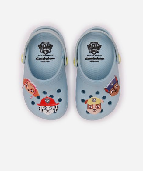 babuche infantil patrulha canina azul
