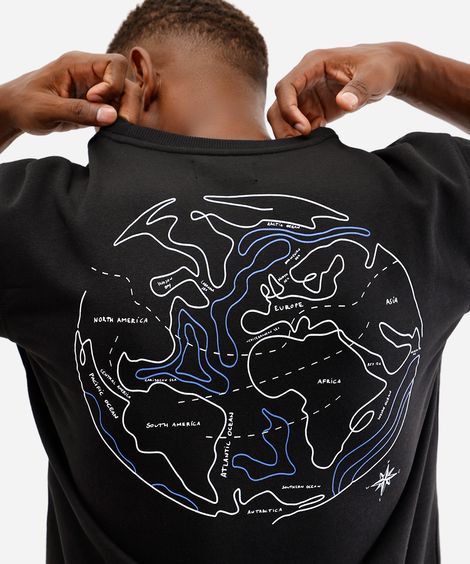 blusão masculino de moletom earth expedition preto