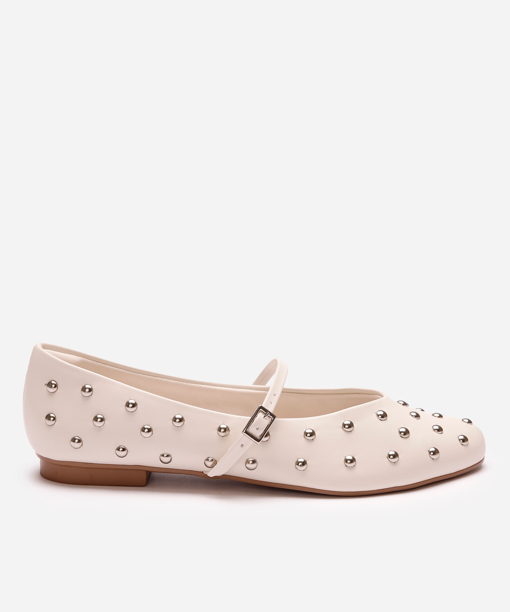 sapatilha boneca com tachas oneself off white