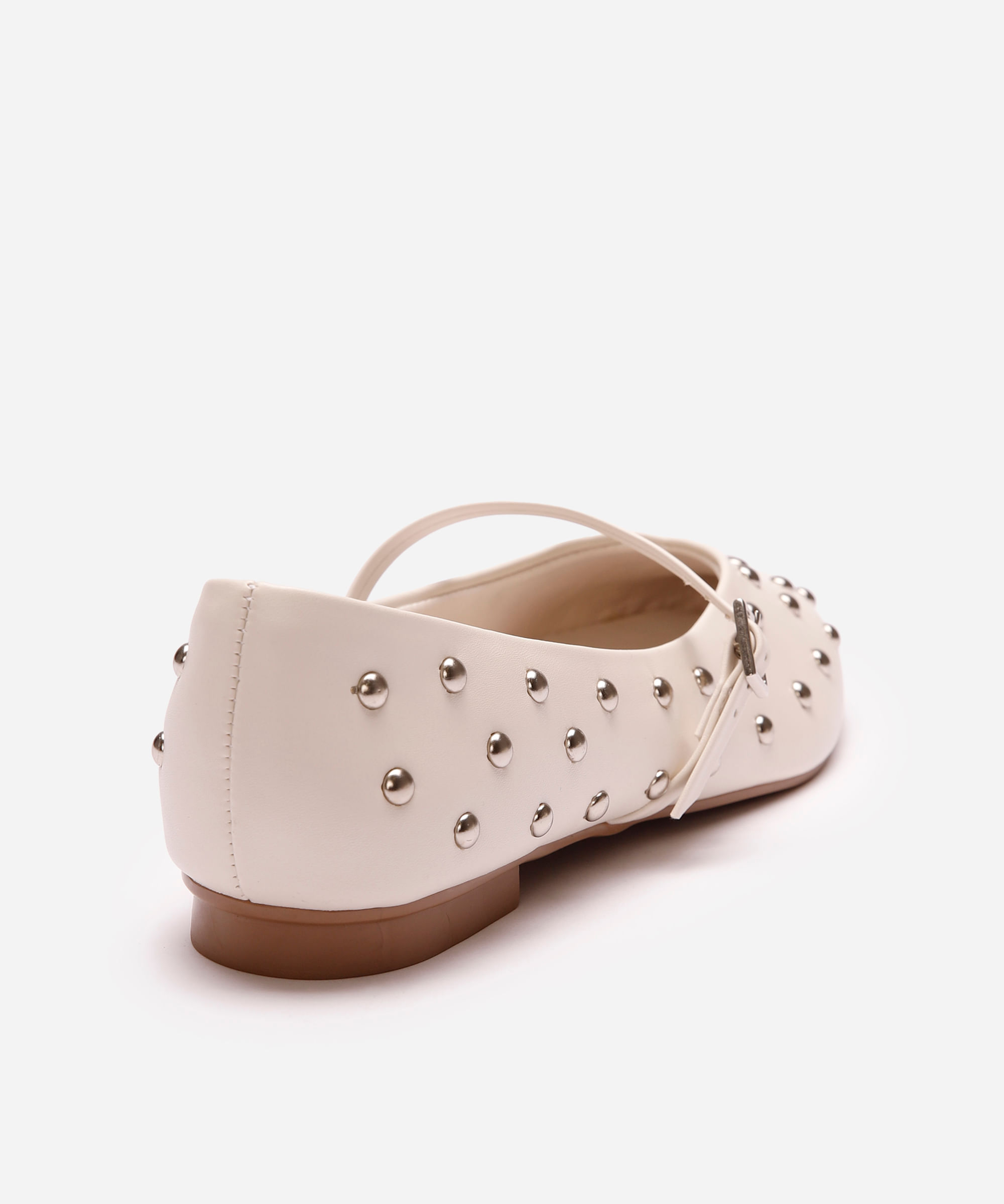 sapatilha boneca com tachas oneself off white