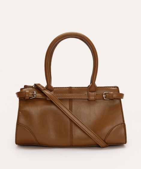 bolsa transversal estruturada mindset bege