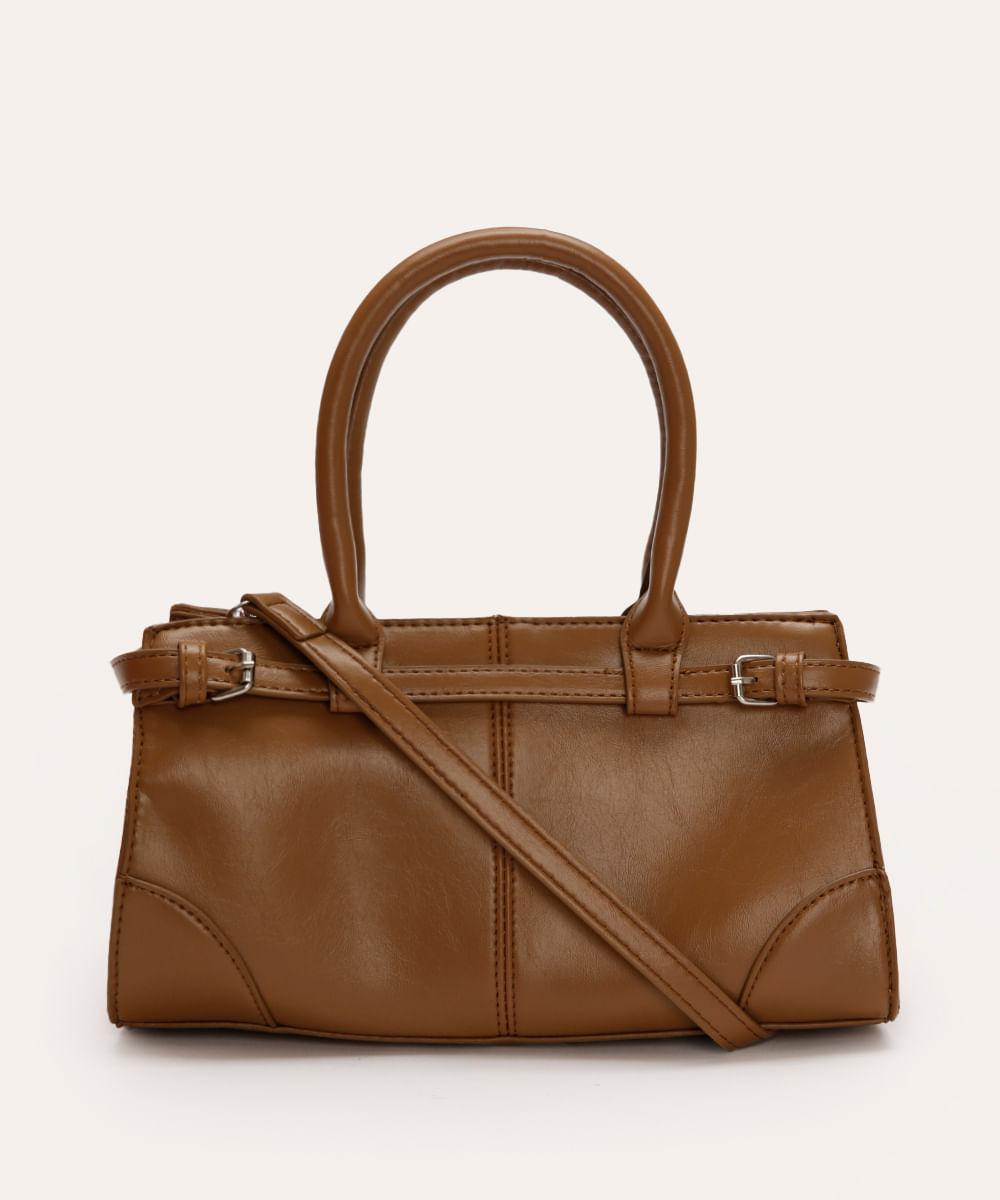 bolsa transversal estruturada mindset bege