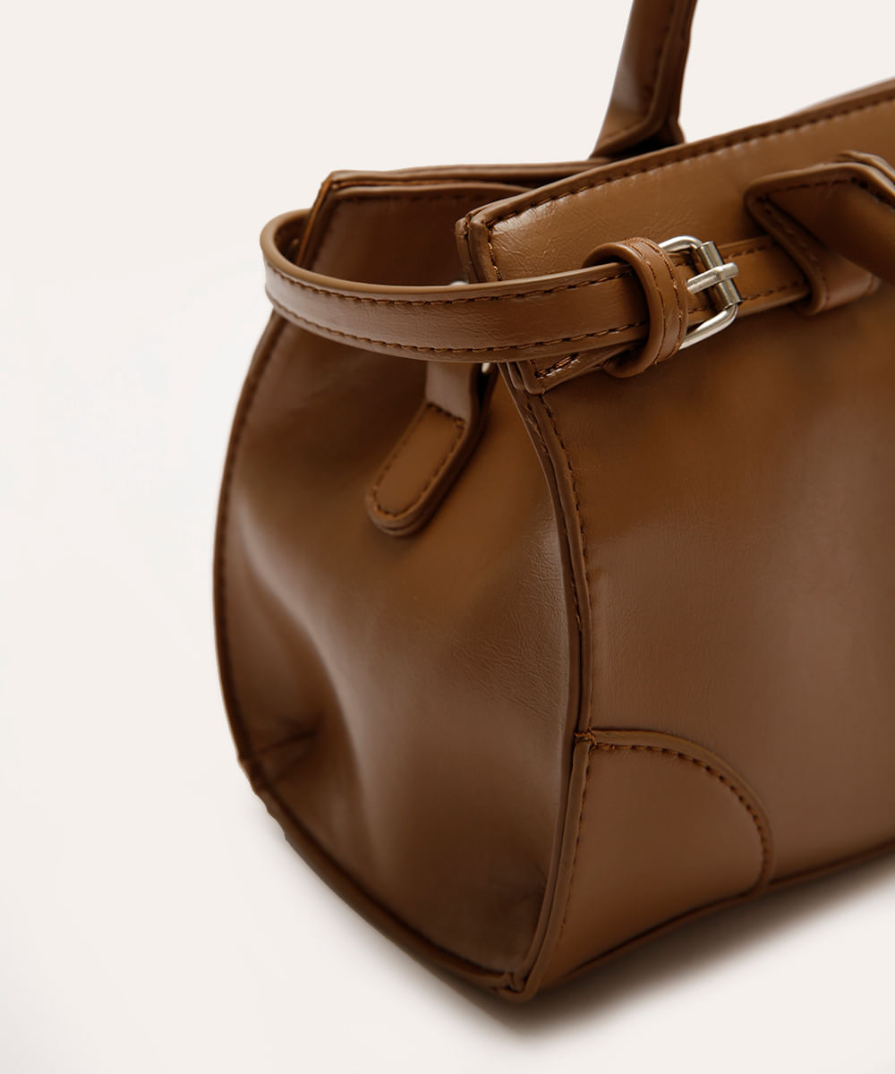 bolsa transversal estruturada mindset bege