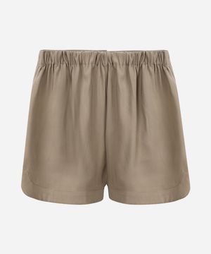 short clochard juvenil de viscose verde