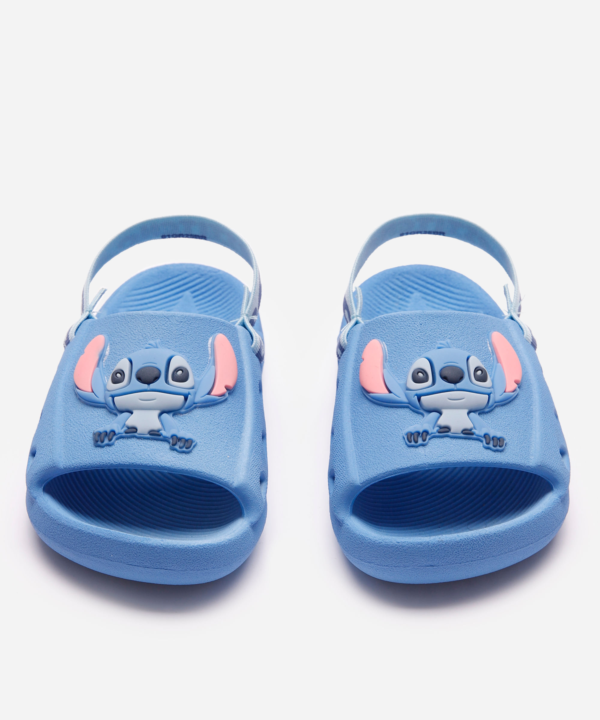 sandália infantil lilo e stitch com elástico azul - azul claro