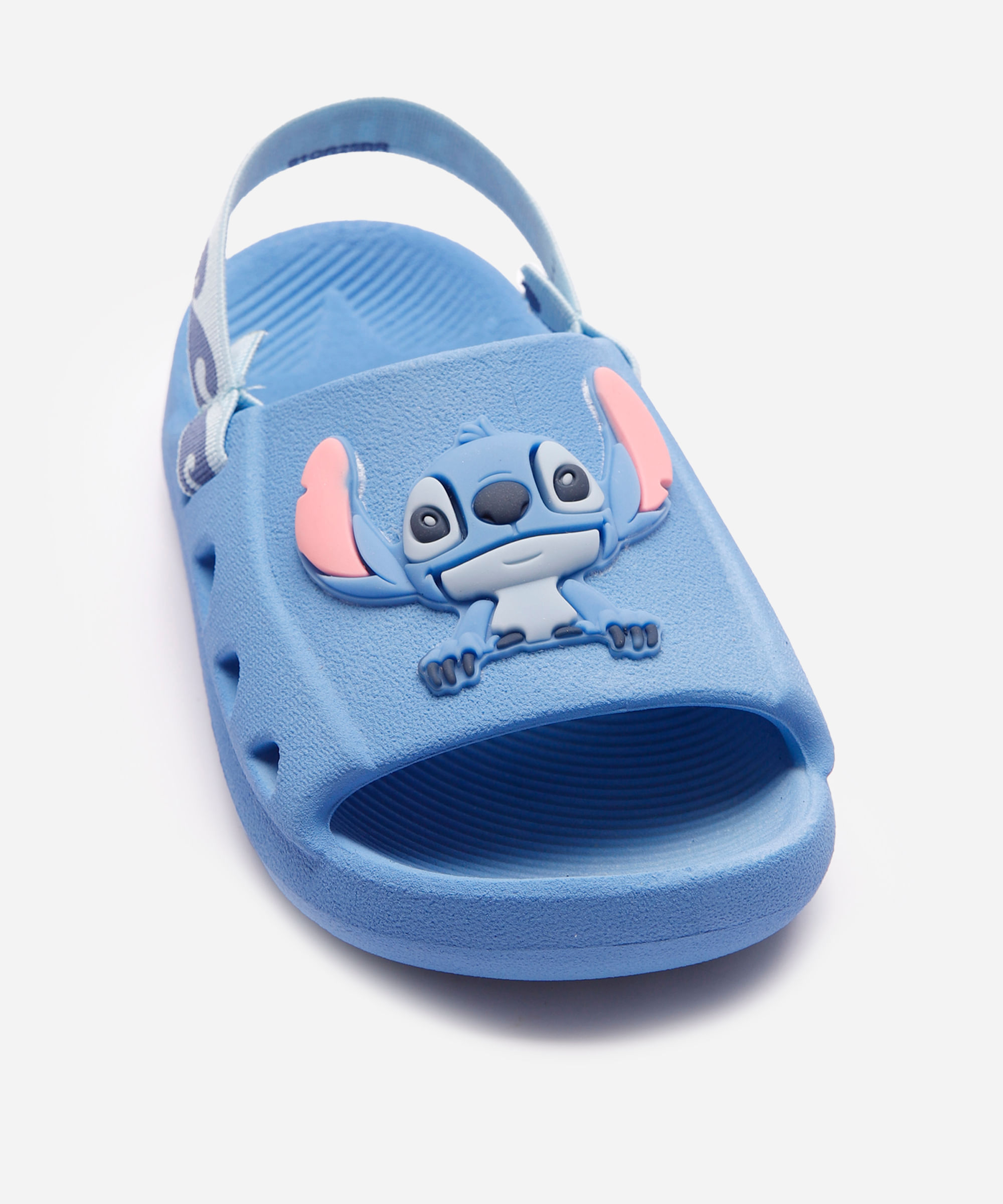 sandália infantil lilo e stitch com elástico azul - azul claro