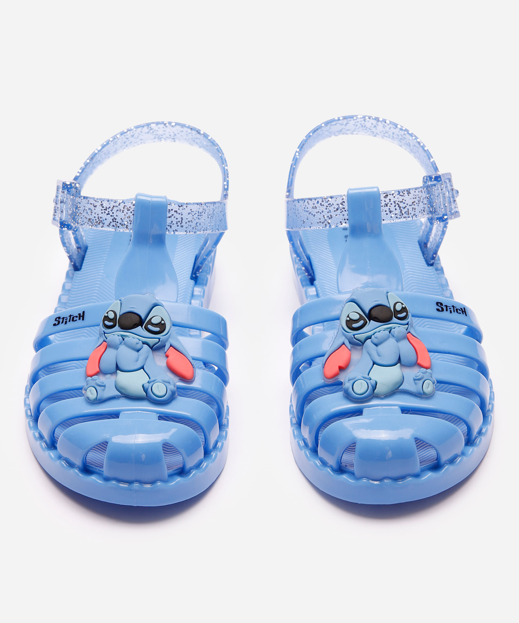 sandália fechada infantil stitch azul