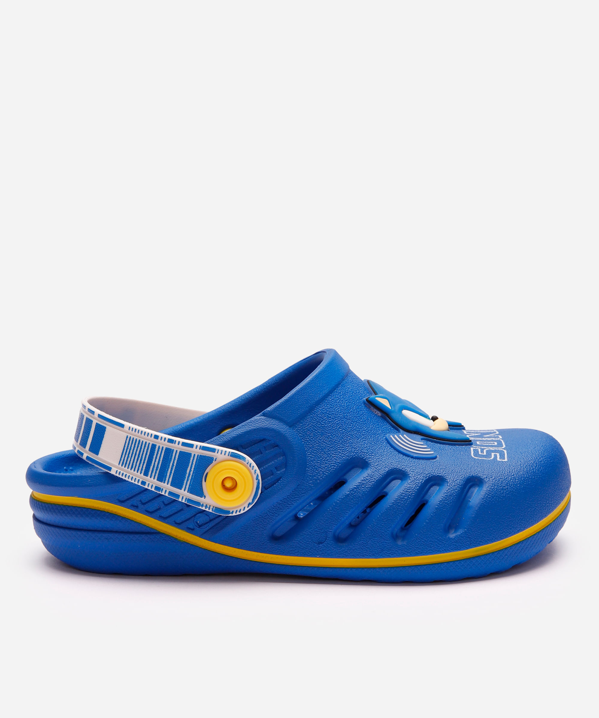 babuche infantil sonic azul