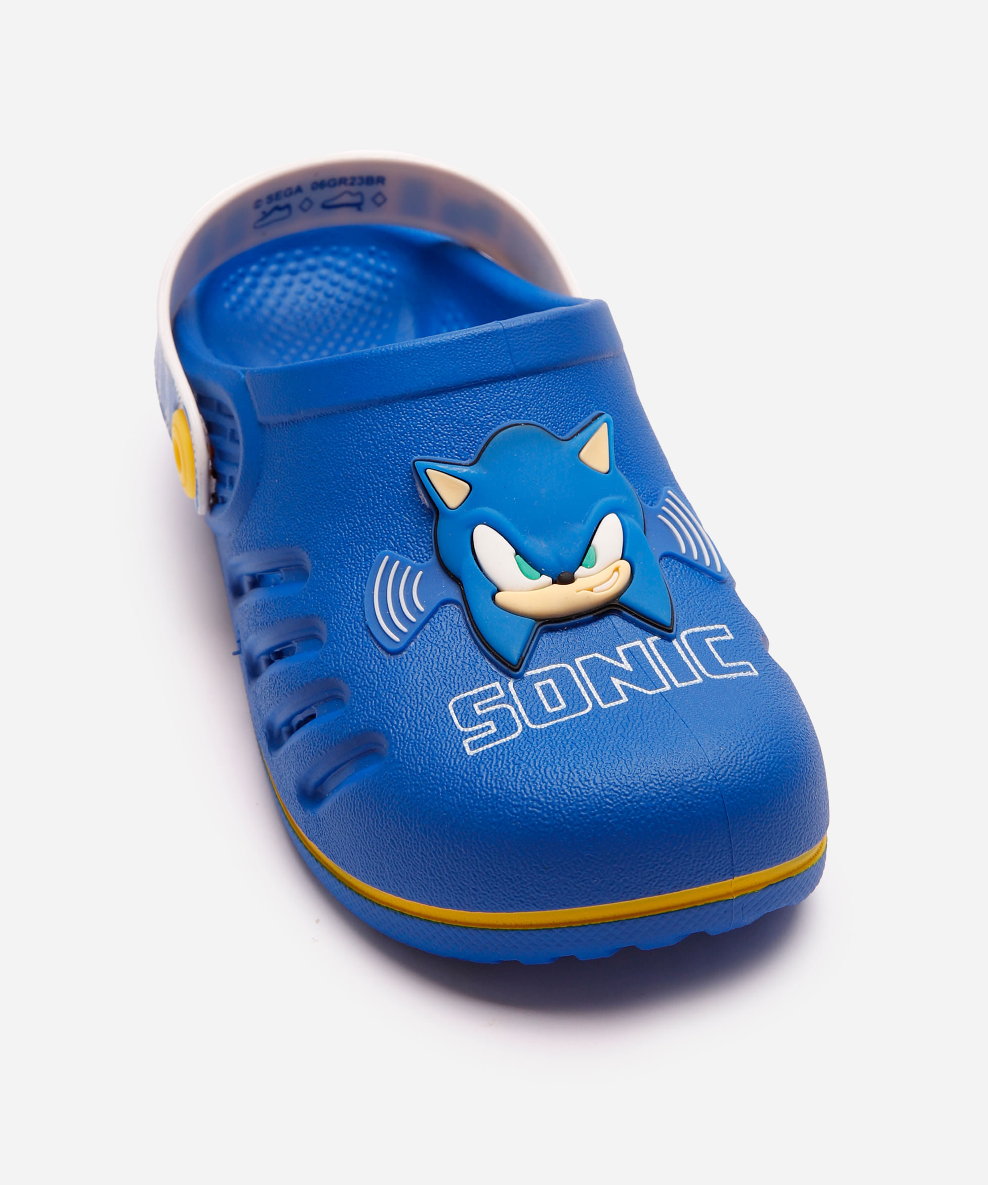 babuche infantil sonic azul