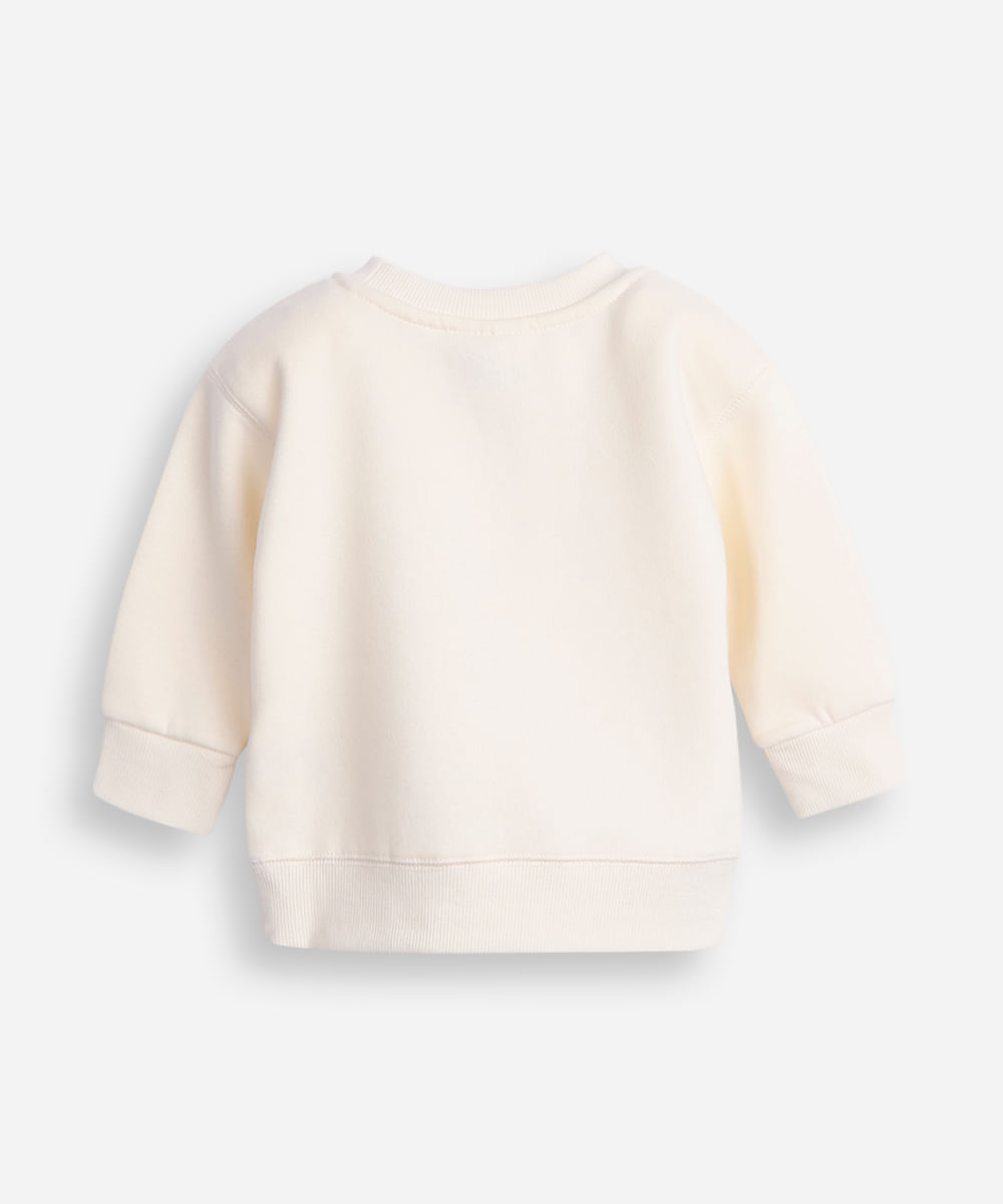 blusão de moletom infantil homem aranha bege