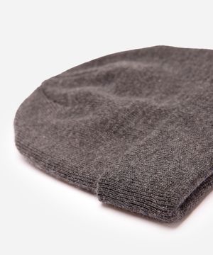 gorro masculino básico cinza