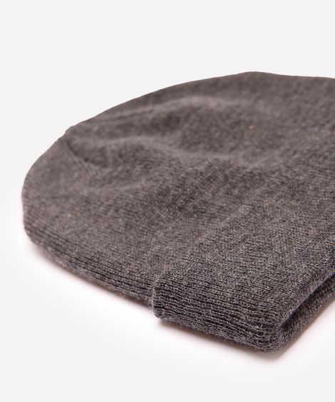 gorro masculino básico cinza