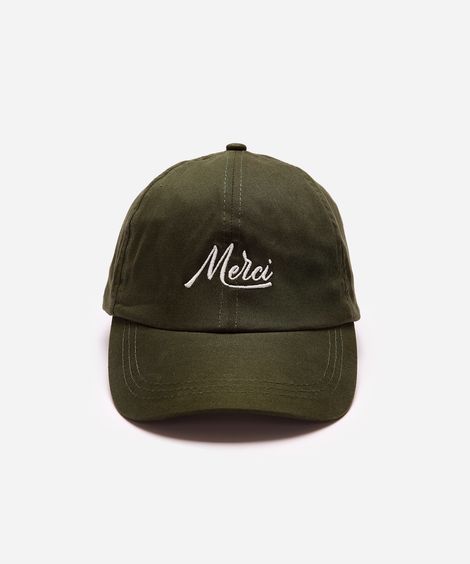 boné de sarja aba curva merci verde
