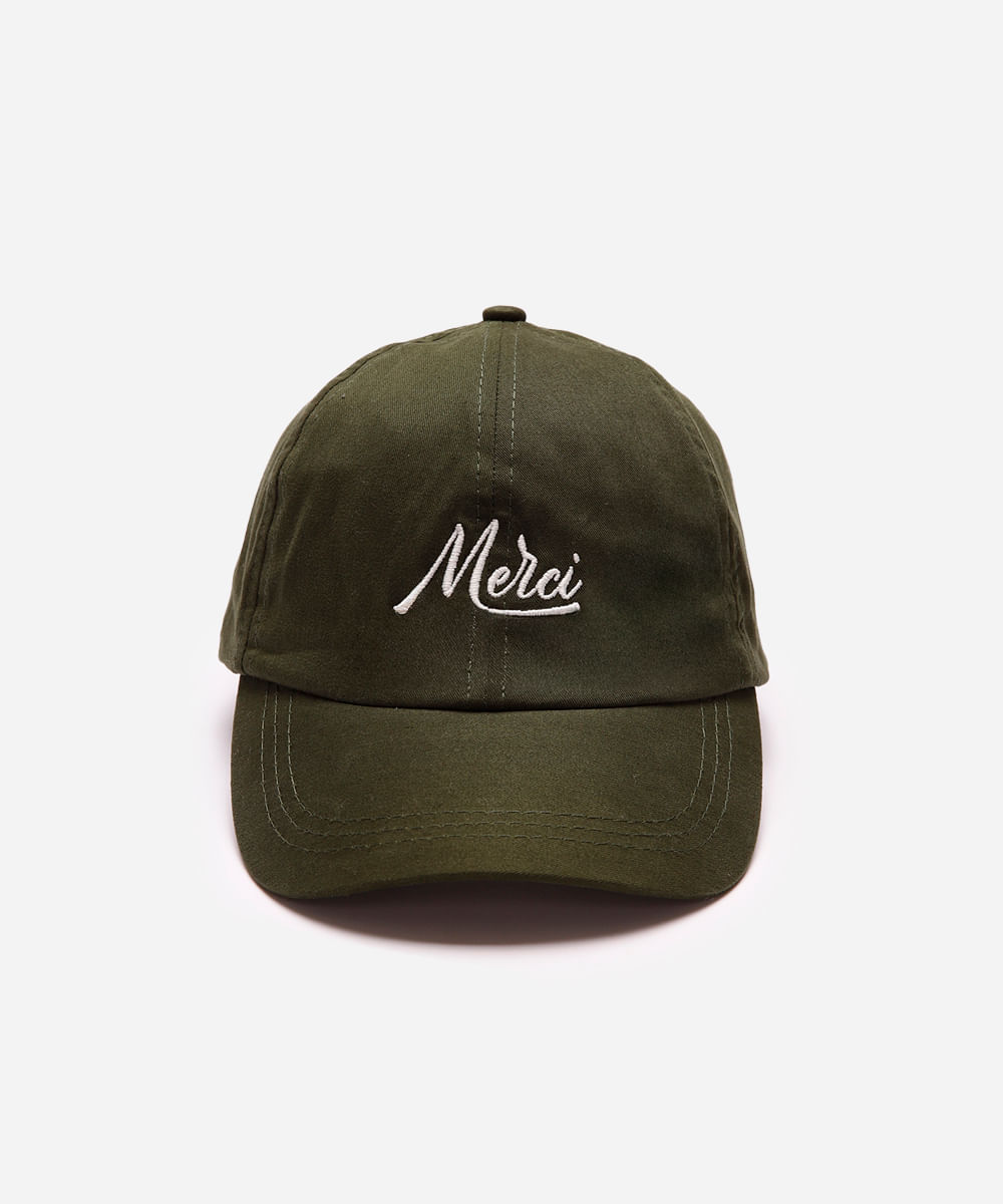 boné de sarja aba curva merci verde