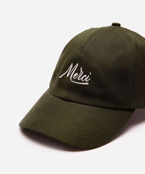 boné de sarja aba curva merci verde