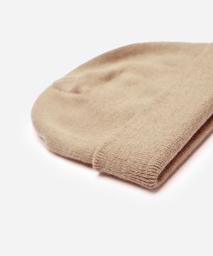 gorro masculino básico bege