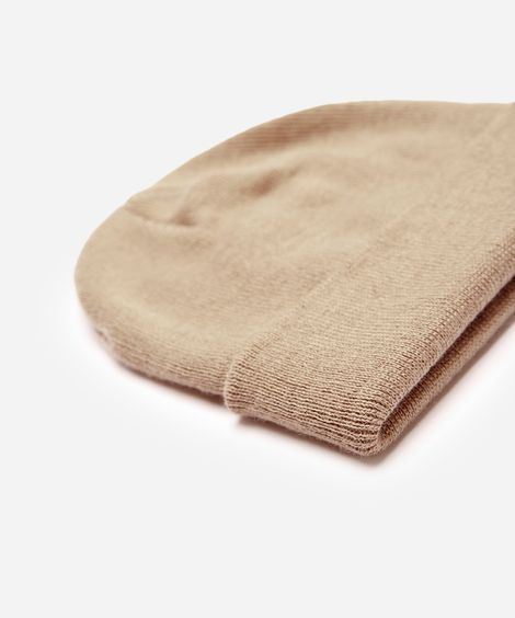 gorro masculino básico bege