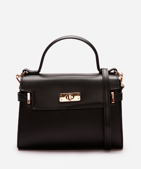 bolsa com alça transversal preta