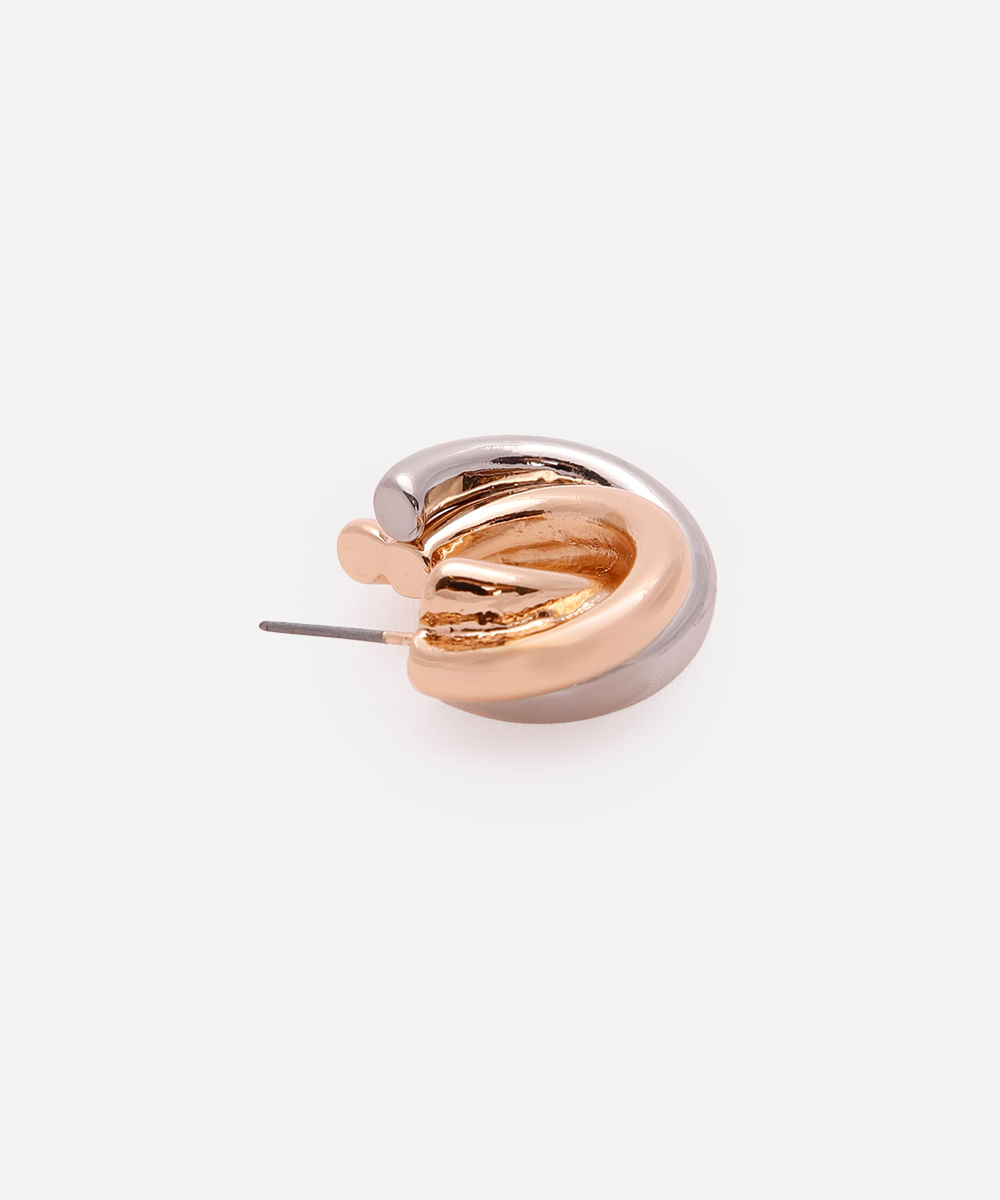 brinco mini argola dourado