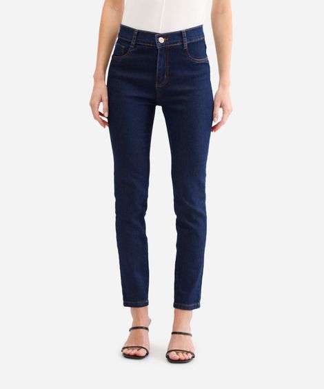calça skinny feminina jeans sawary azul