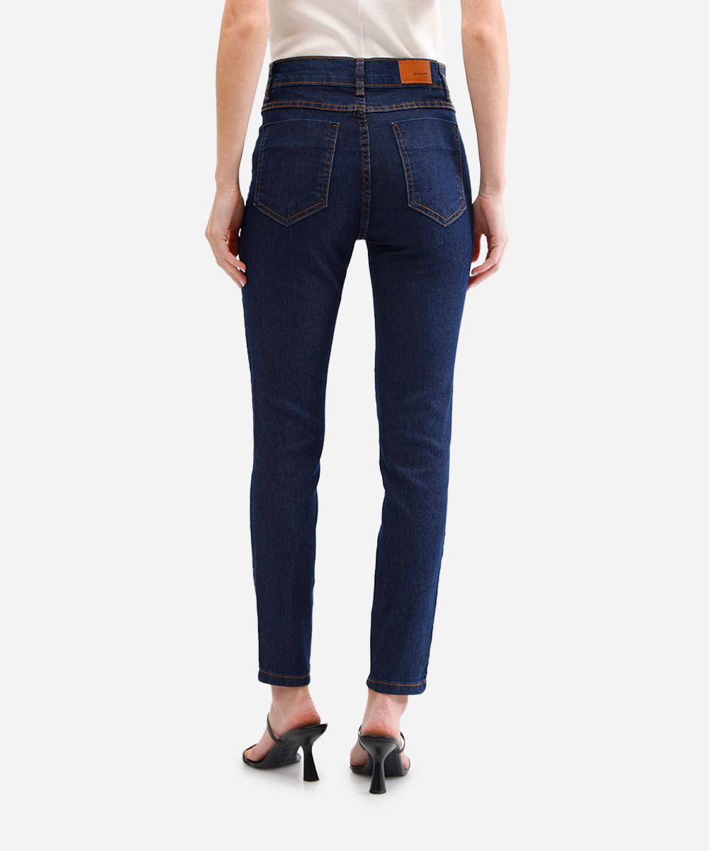calça skinny feminina jeans sawary azul