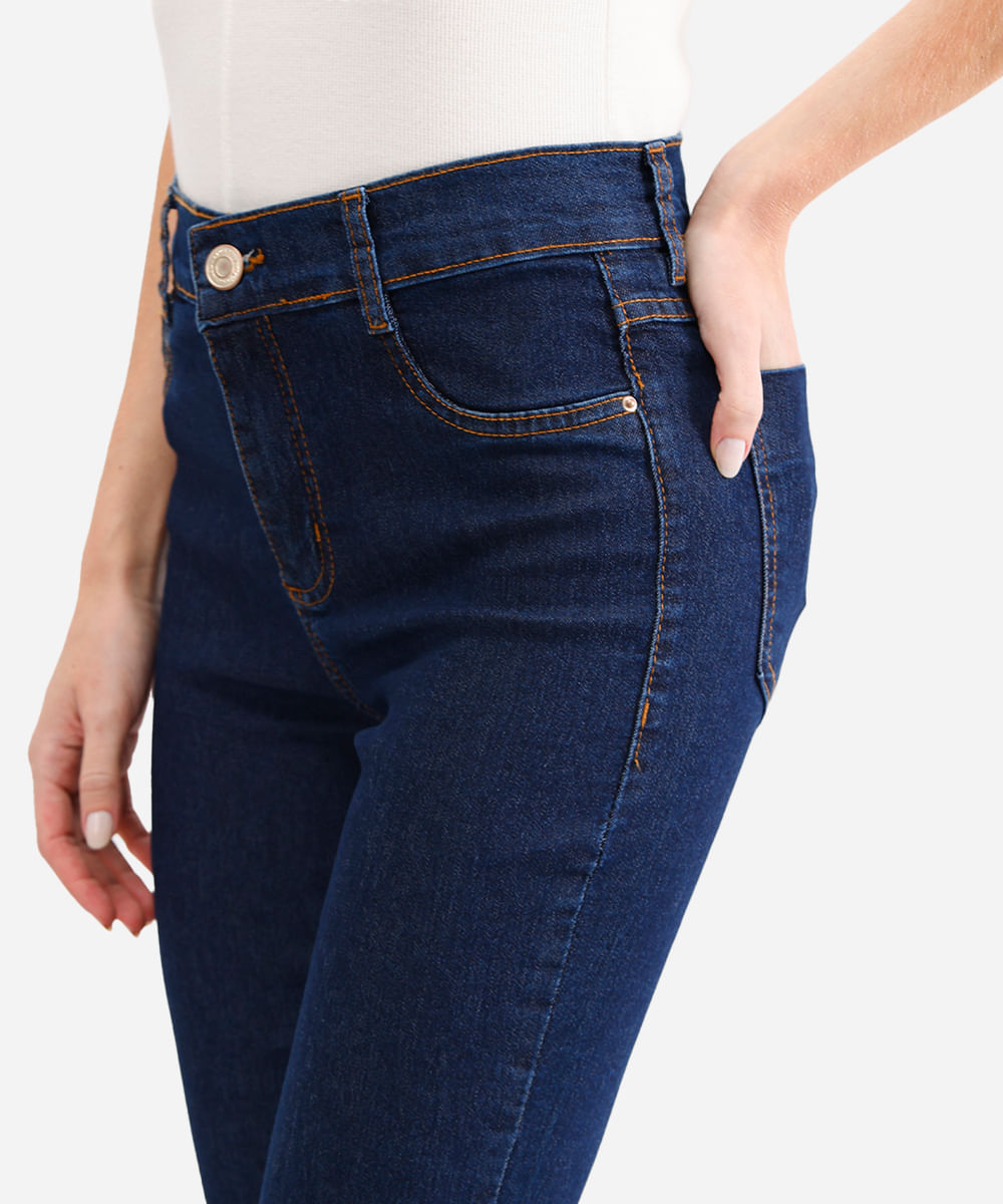 calça skinny feminina jeans sawary azul