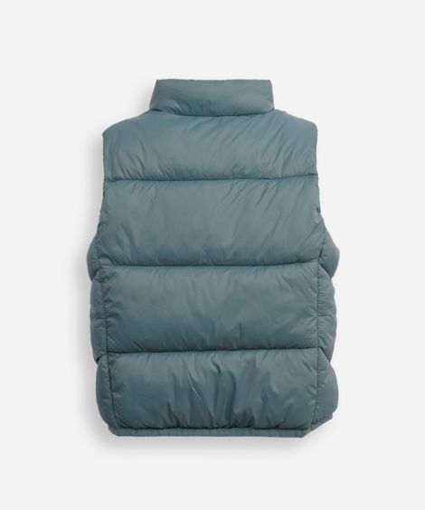 colete puffer infantil azul