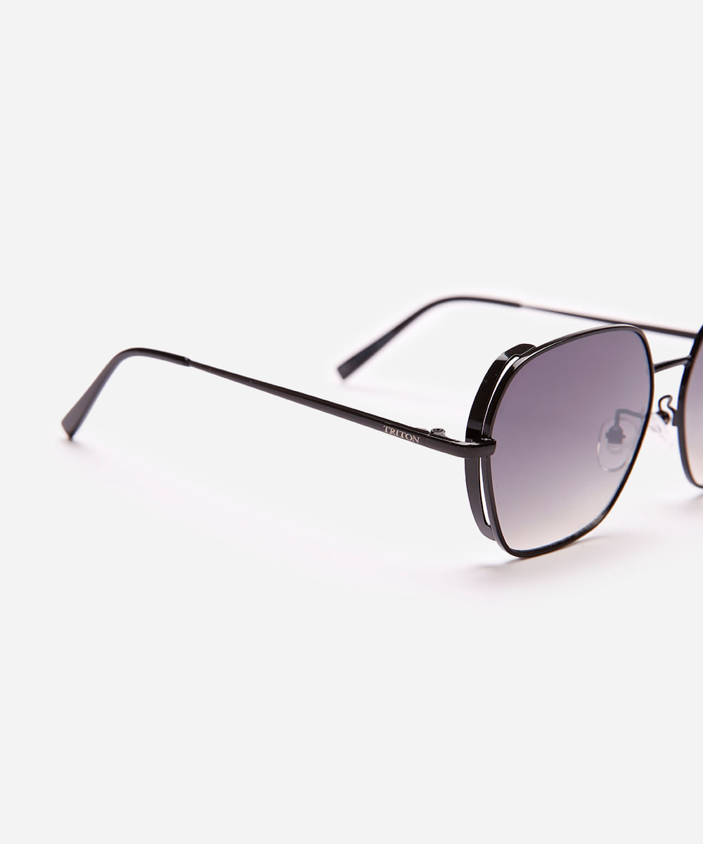 óculos de sol oval triton preto