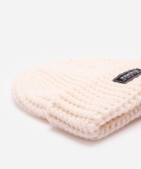 gorro masculino texturizado off white
