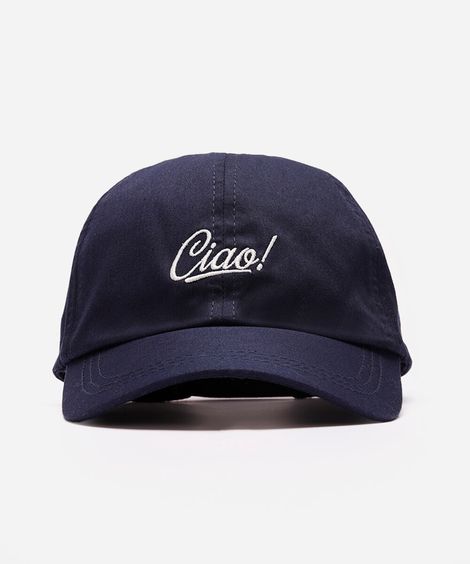 boné de sarja aba curva ciao azul