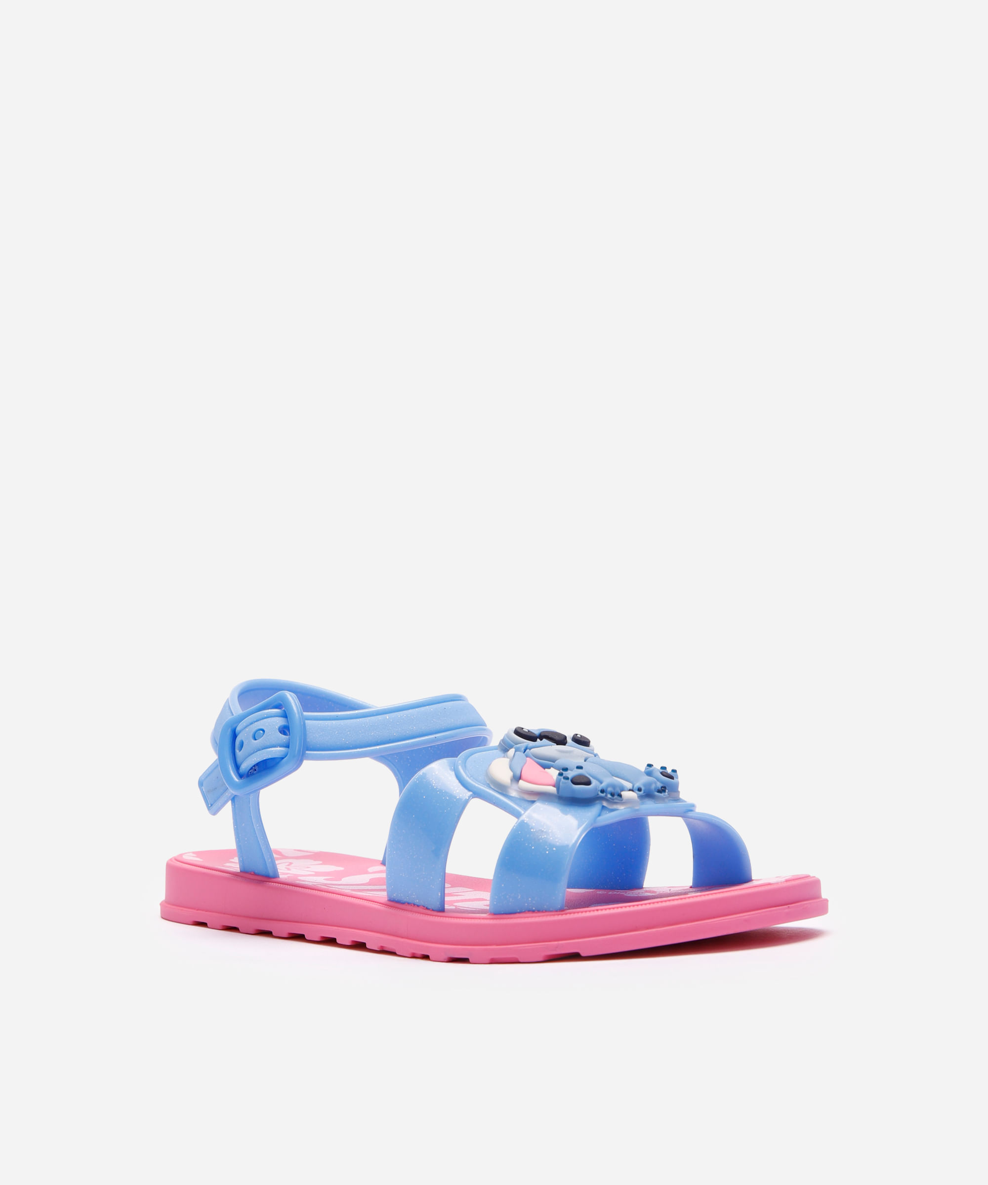 sandália grendene infantil com brinde stitch rosa