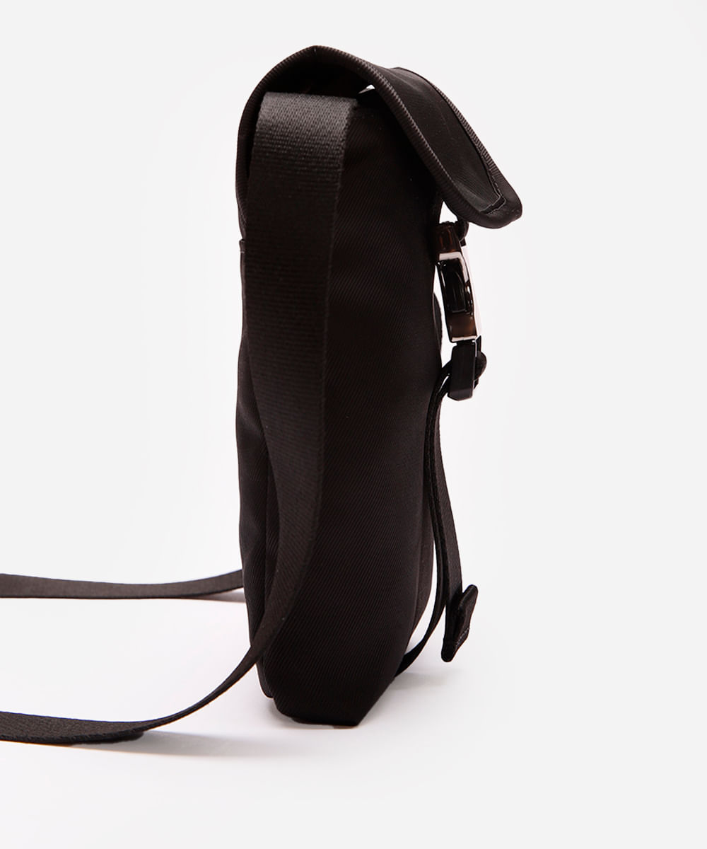 bolsa shoulder transversal preta
