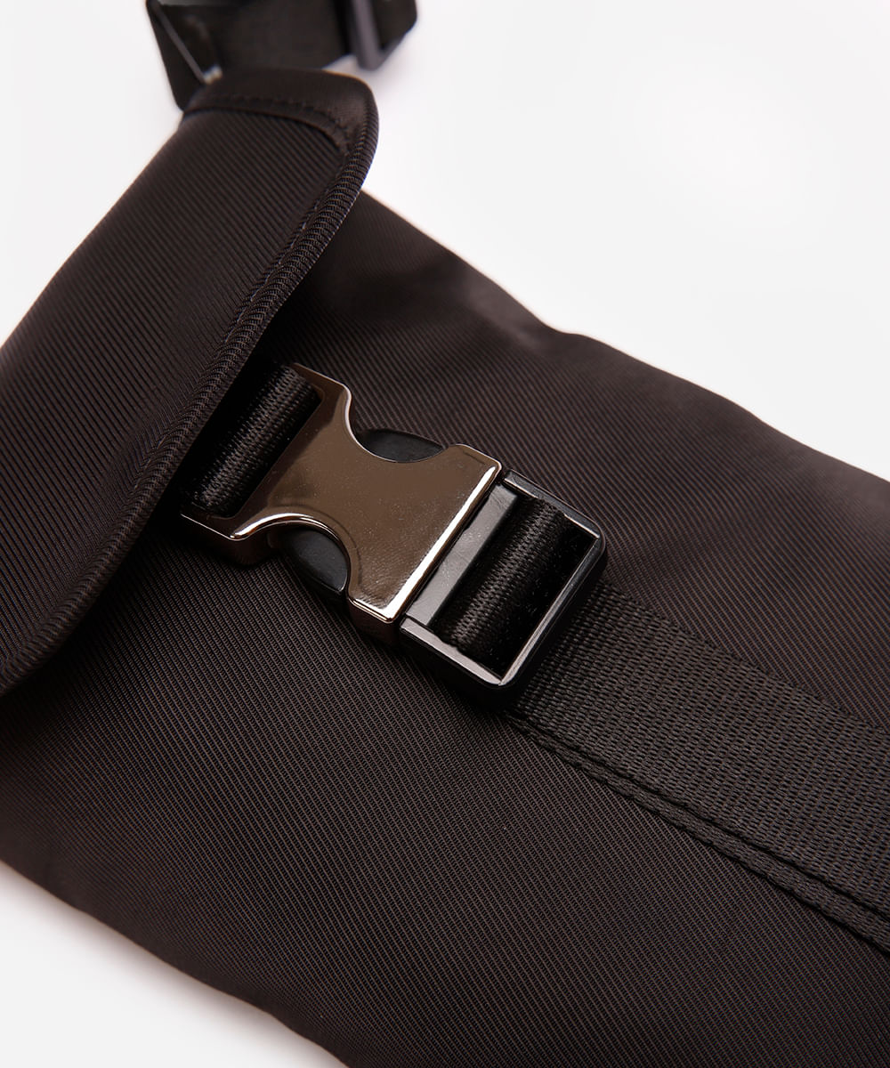 bolsa shoulder transversal preta