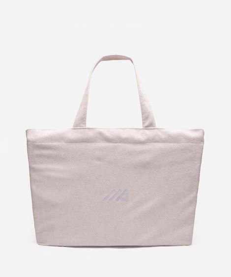 bolsa tote texturizada cinza