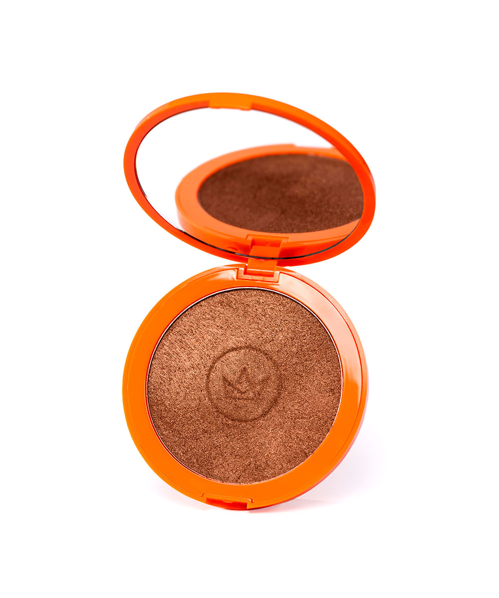 bronzer compacto mari maria tropical tan gold sparkle dourado
