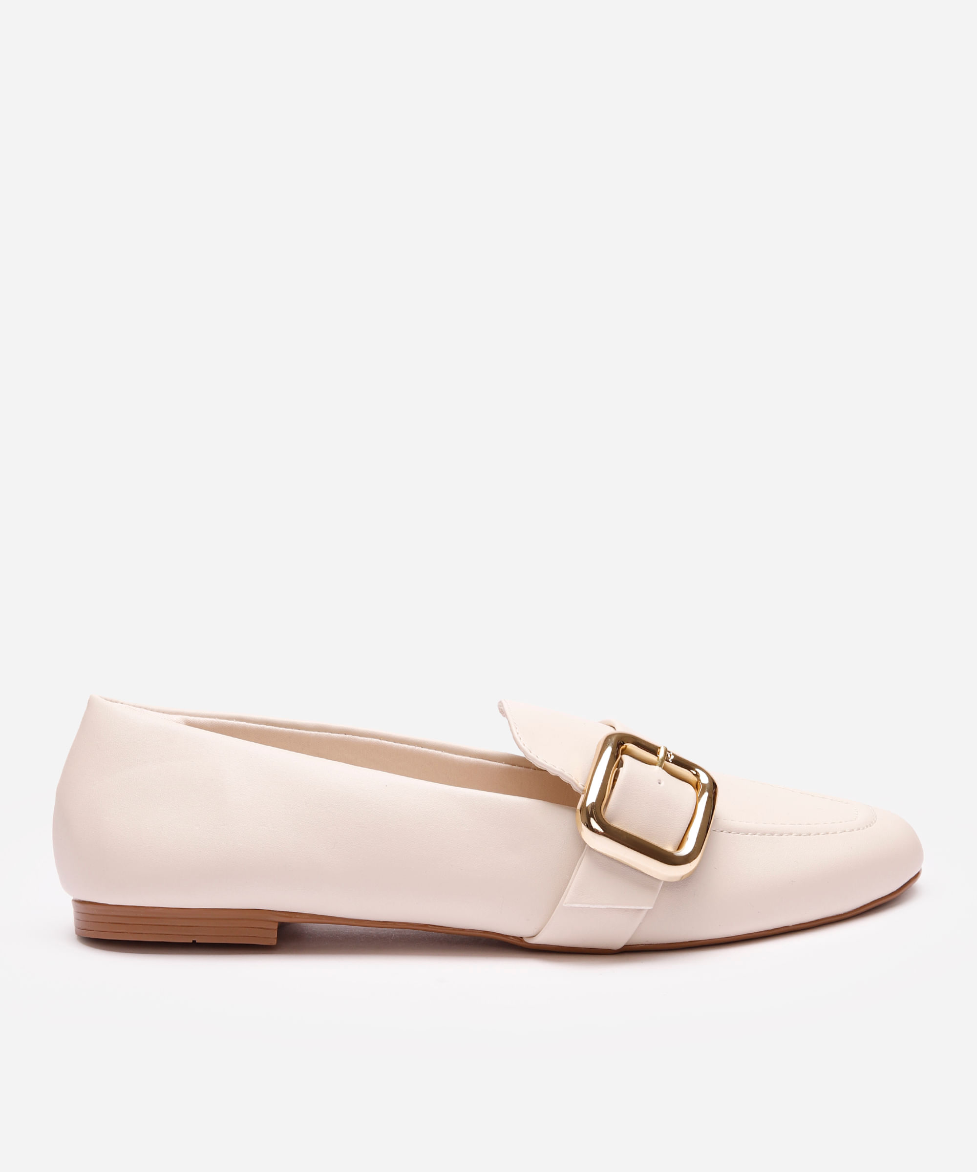 mocassim com fivela oneself off white
